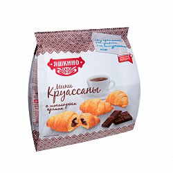 Мини-Круассаны Яшкино 180г с шоколадным кремом КДВ