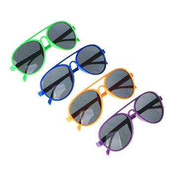 GALANTE Очки солнцезащитные детские, пластик, 120х42мм, 4 цвета, XK81A4