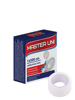 Лейкопластырь Master Uni на тканевой основе 1 х 500 см