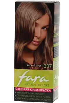 Краска для волос ФАРА Natural Colors 307 Лесной орех *24 (25.09.2020)