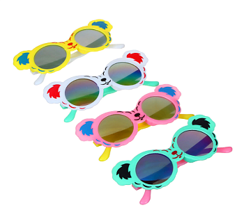 GALANTE Очки солнцезащитные детские, пластик, 143x51мм, 4 цвета
