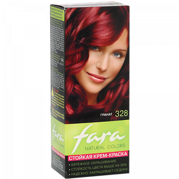 Краска для волос ФАРА Natural Colors 328 Гранат*24 (15.08.2021