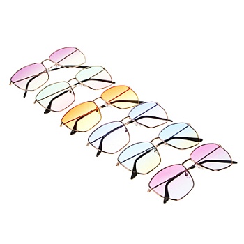 GALANTE Очки солнцезащитные для взрослых, пластик, металл, 142х47мм, 6 цветов