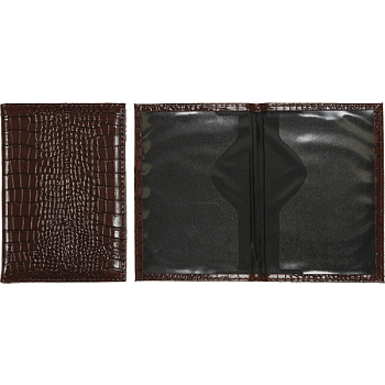 Обложка для паспорта 10х14см, натур.,кожа, текстиль, ассортимент
