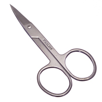 ЮниLook Ножницы маникюрные для ногтей и кутикулы с прямыми лезвиями, сталь, 8,8см, HS-0621