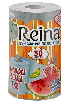 Бумажные полотенца Reina Maxi Roll, 2сл.,1шт/уп.30м (15)