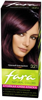 Краска для волос ФАРА Natural Colors 321 Темный баклажан (20.06.2021)